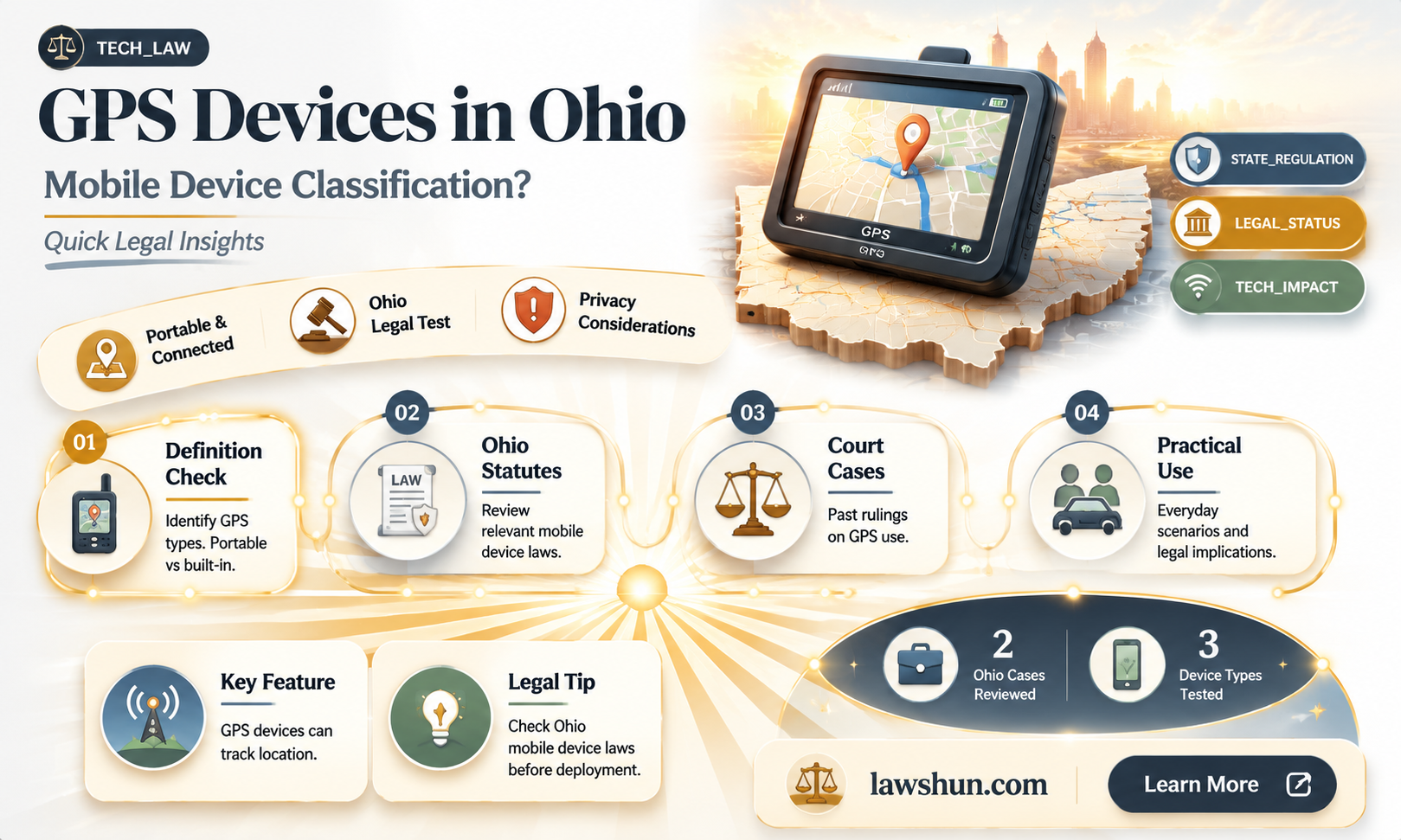 are gps considered mobile devices in ohio driving laws
