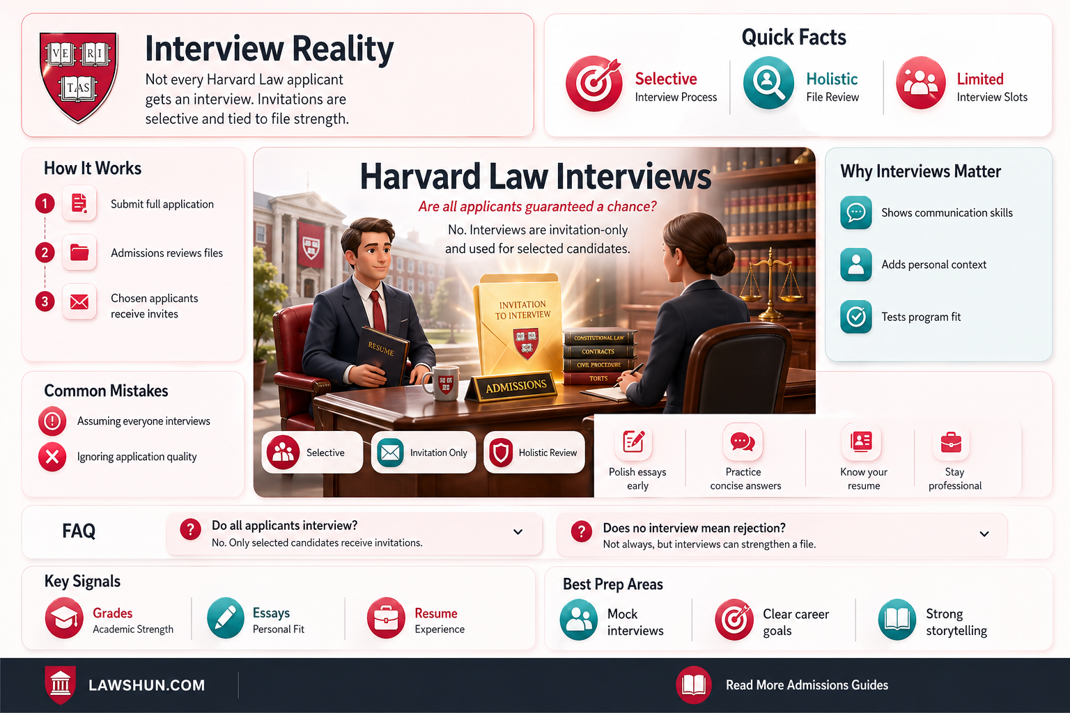 are all havard law applicants interviewed