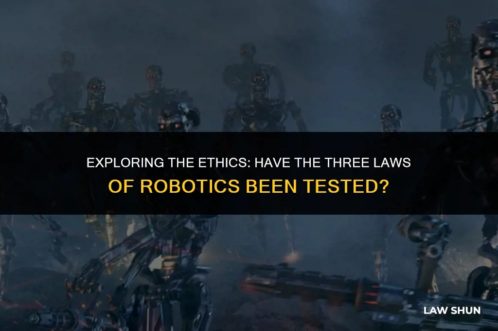 has anyone tested 3 laws robotics