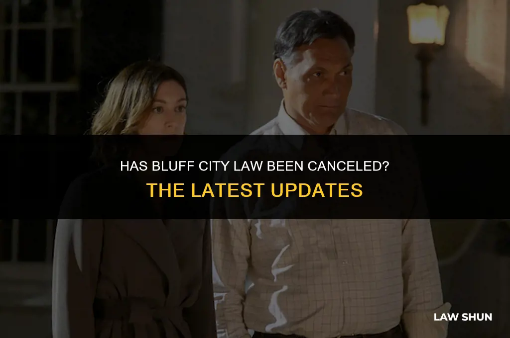 has bluff city law been canceled