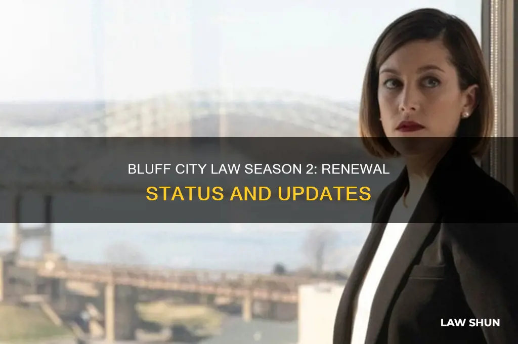 has bluff city law been renewed for a second season