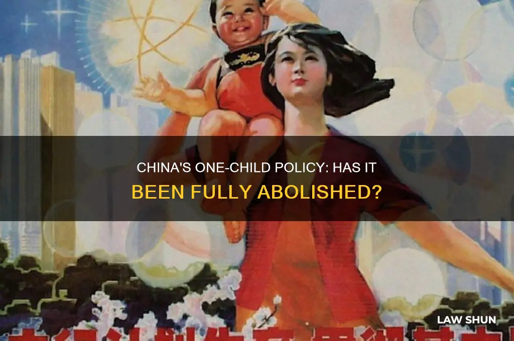 has china eliminated 1 child law