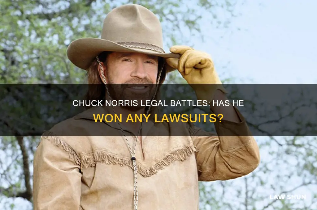 has chuck norris won any law suits