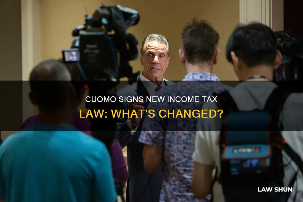 has gov cuomo signed the release of income tax law