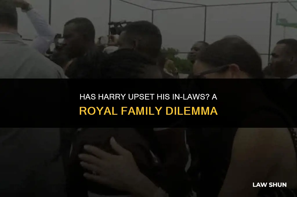 has harry upset his in laws
