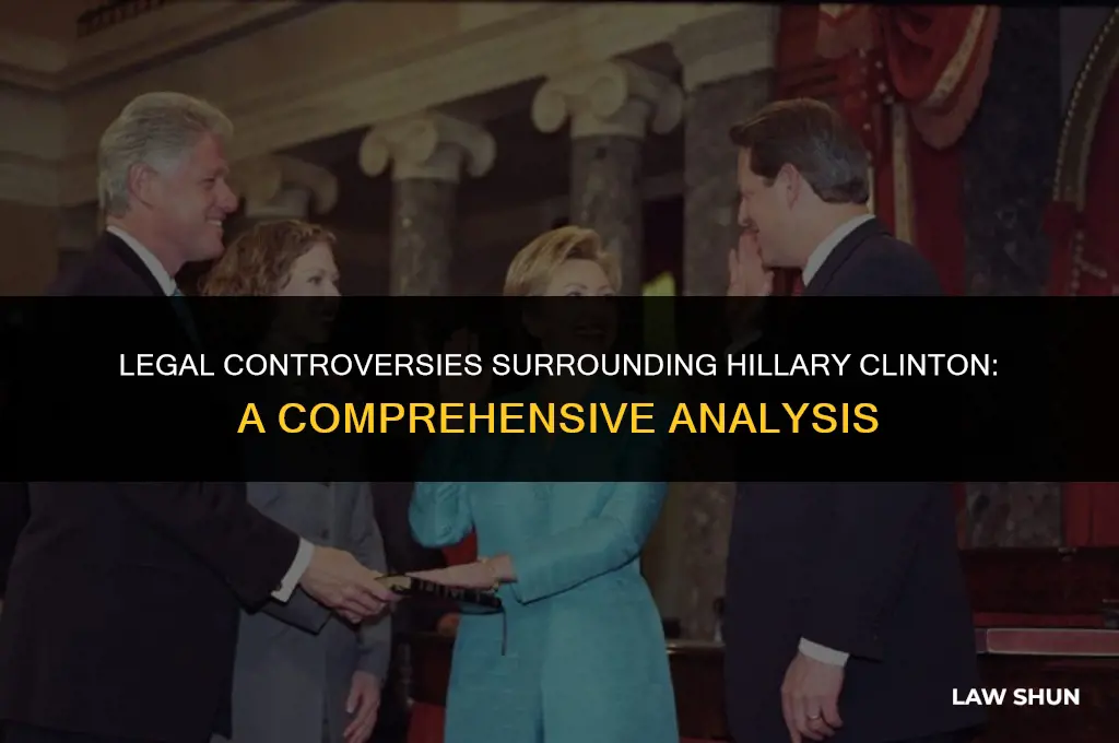 has hillary clinton broke a law