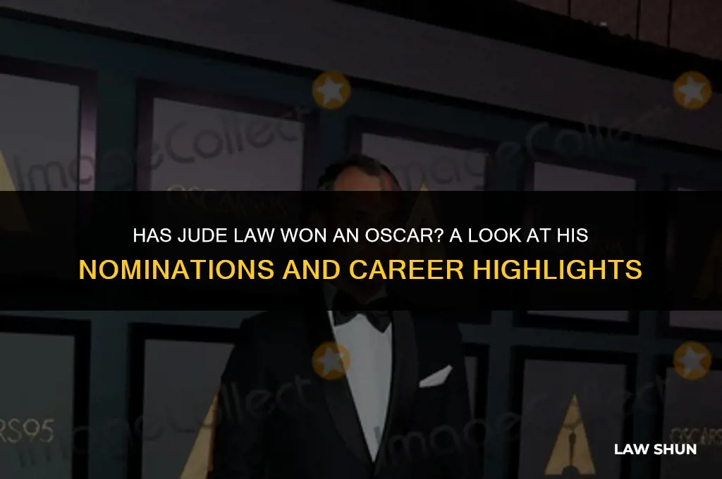 has jude law won an oscar