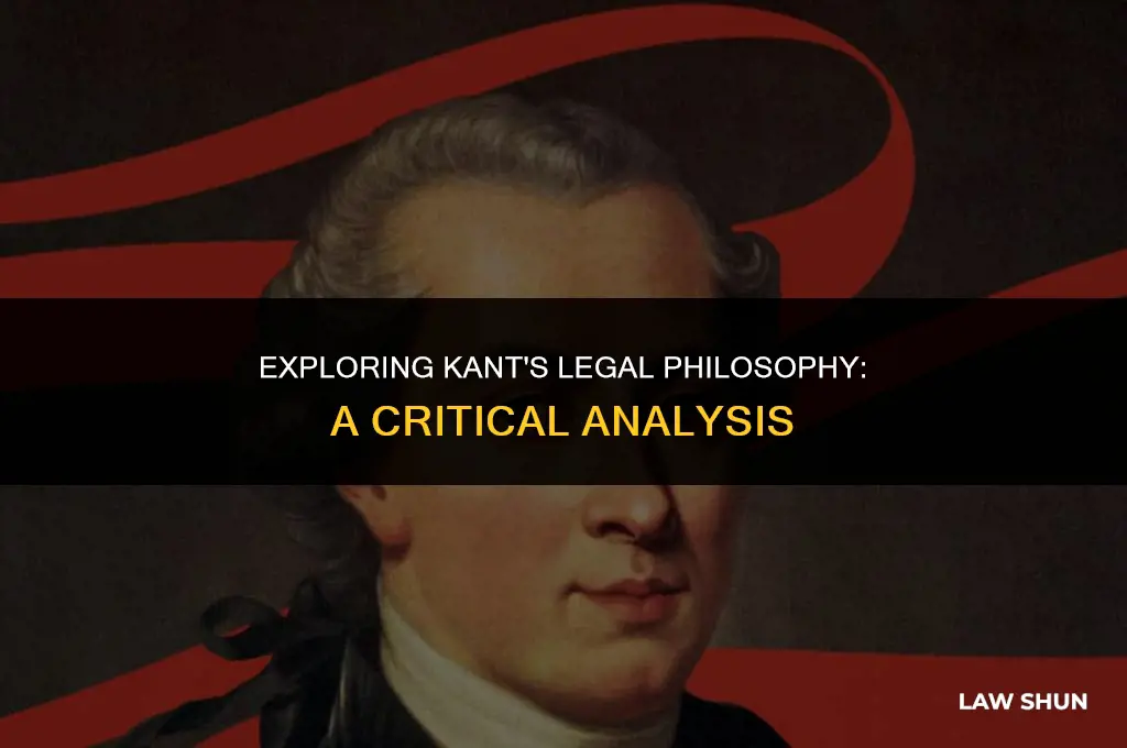 has kant a philosophy of law