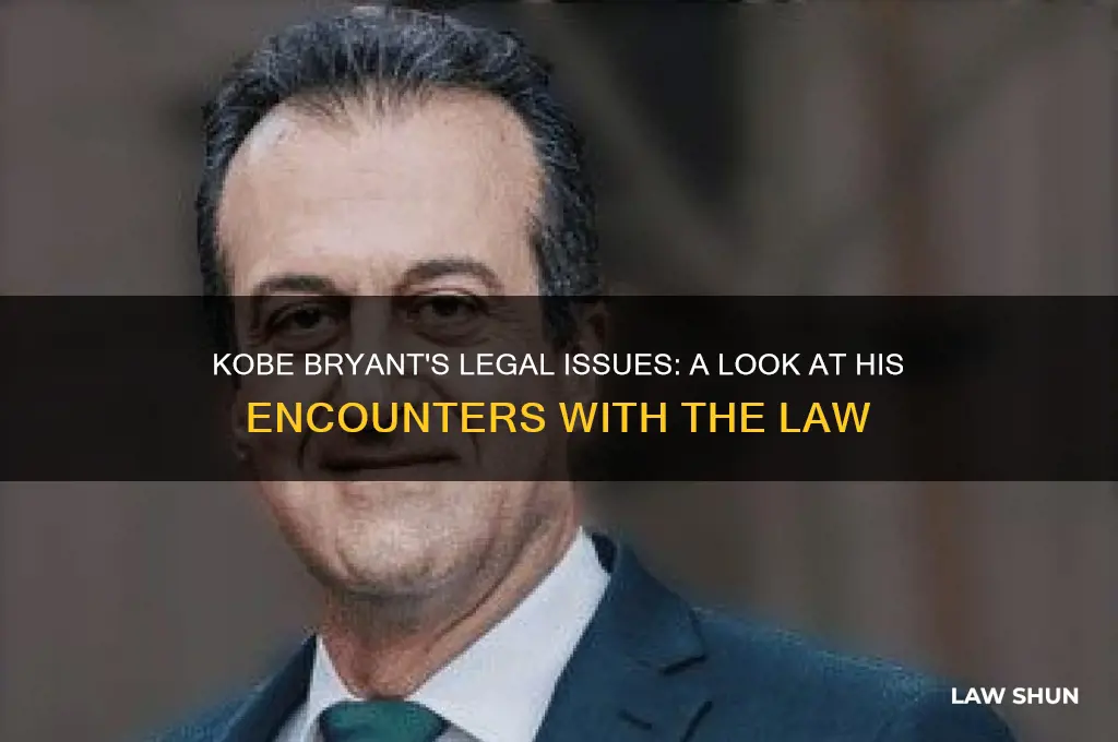 has kobe bryant ever been in trouble with the law