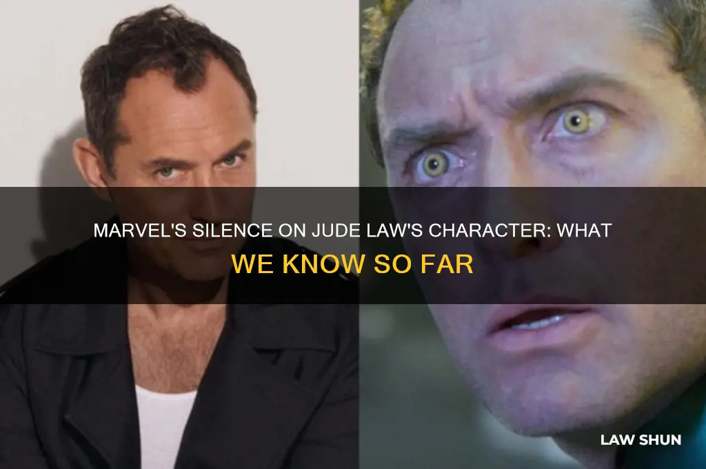 has marvel released a statement regarding jude law