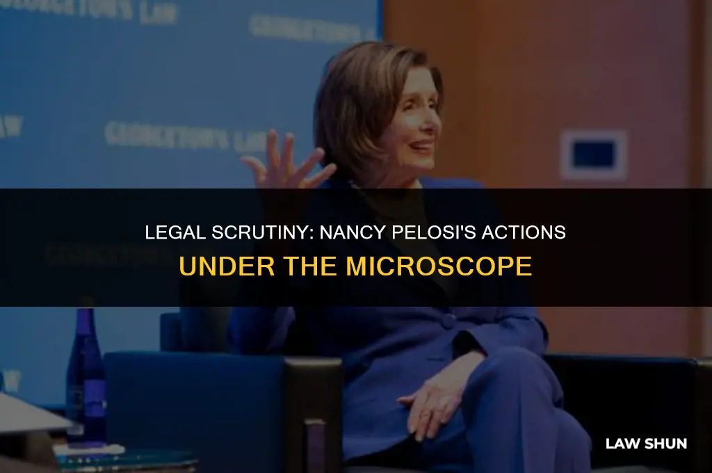 has nancy pelosi broken any laws