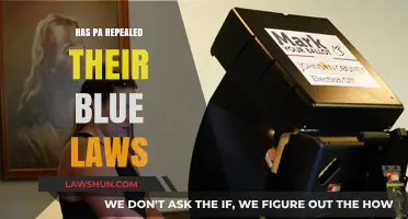 Pennsylvania's Blue Laws: A Historical Overview and Recent Repeal