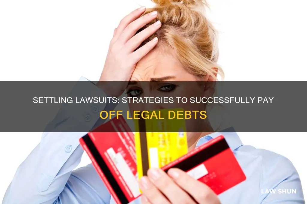 has paid off law suite debts