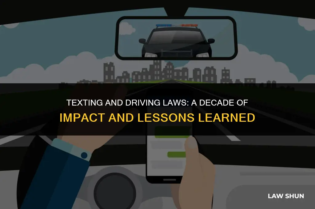 has texting and driving laws helped