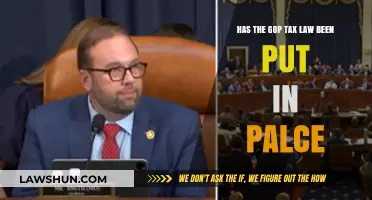GOP Tax Law: What's the Latest?