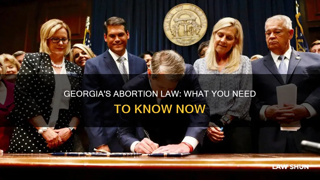 has the no abortion law take effect in georgia