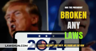 Has the President Broken Any Laws: A Legal Analysis
