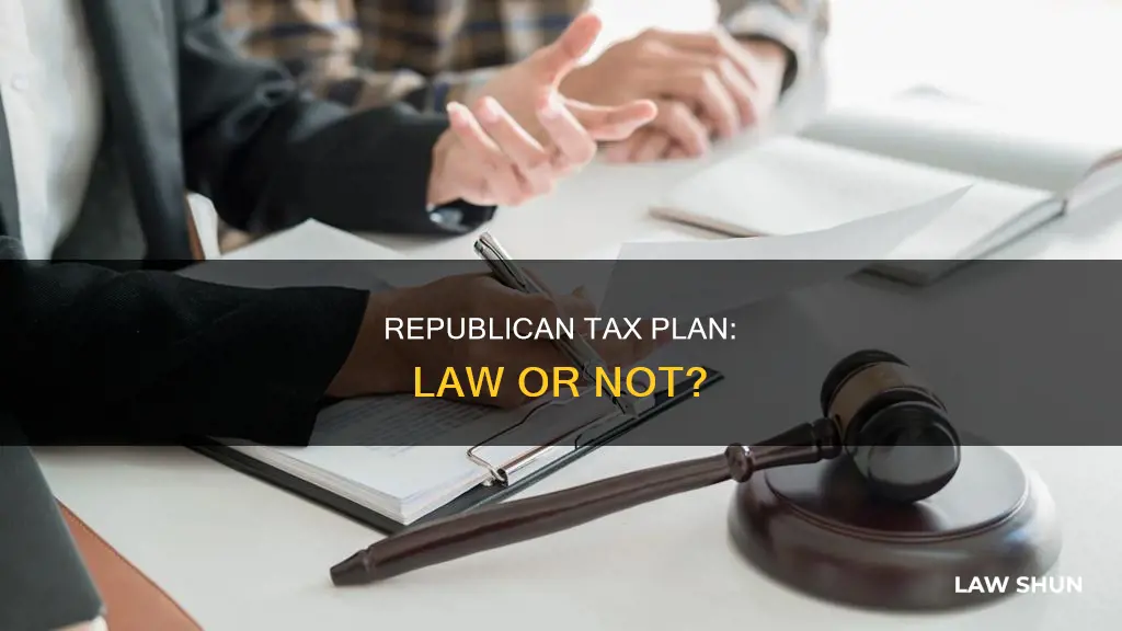 has the republican tax plan been signed into law