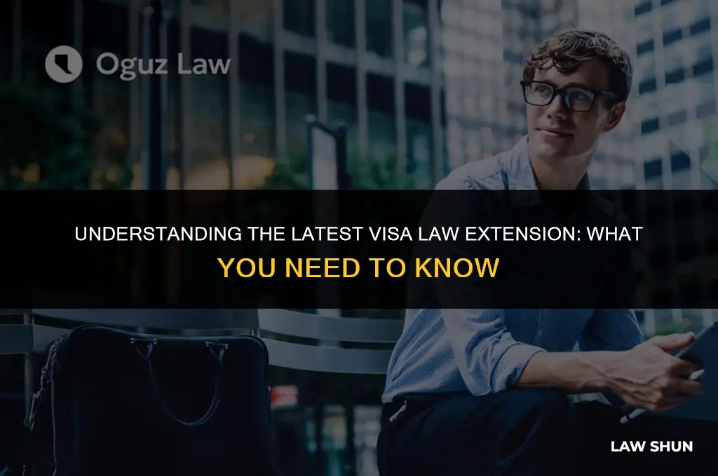 has the visa law been extende