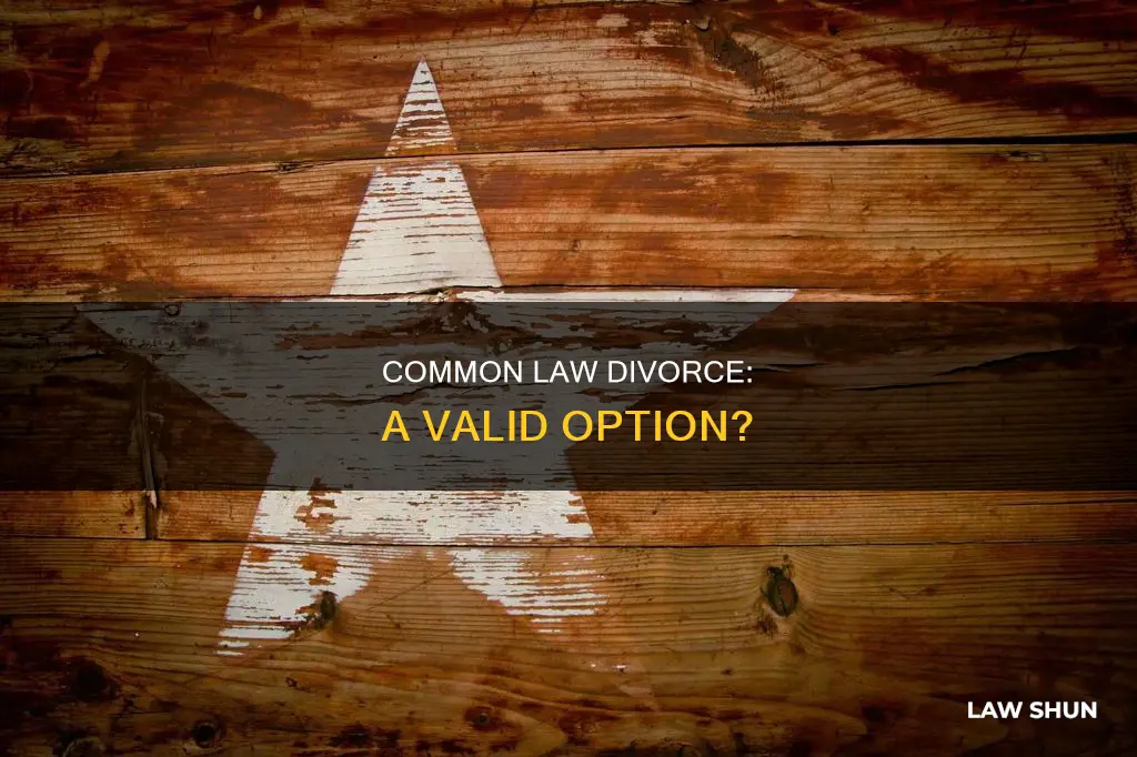 has there ever been a common law divorce