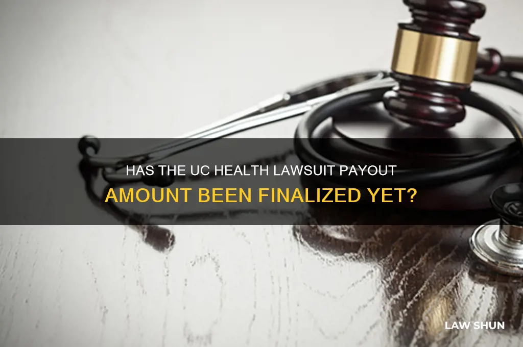 has uch law suit pay out been set