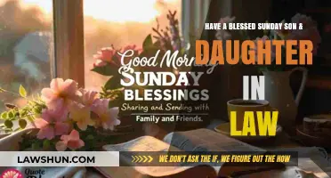 Blessed Sunday Wishes for My Son & Daughter-in-Law: Love & Joy