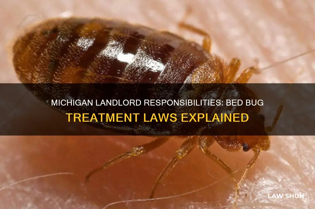 have any michigan laws address treating bed bugs by landlords