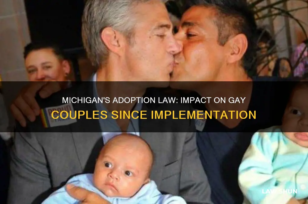 have gay adoptions been denied in michigan since law