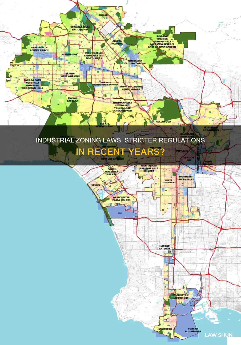 have industrial zoning laws become stricter in recent years