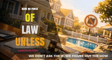 Understanding Legal Precedents: When Laws Lack Enforceable Power