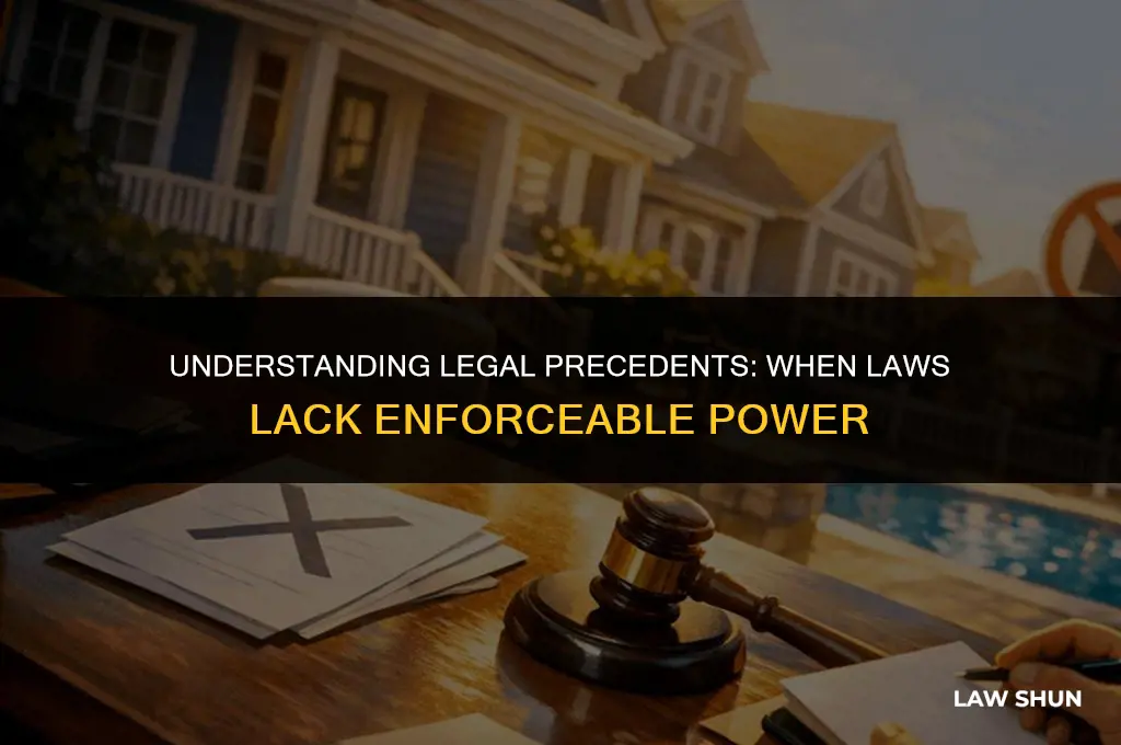 have no force of law unless