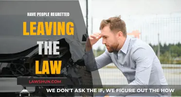 Leaving the Law: Stories of Regret and New Beginnings