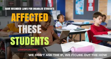 Recinded Laws for Disabled Students: Impact and Consequences Explored