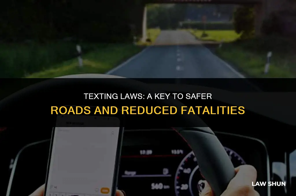 have texting laws reduced deaths driving