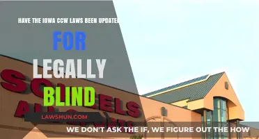 Iowa CCW Laws Update: Legally Blind Individuals' Rights Explored