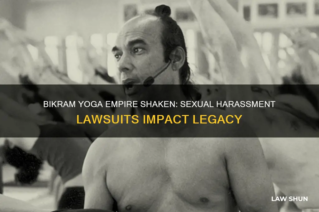 have the sexual harrassment law suit affected bikram yoga empire
