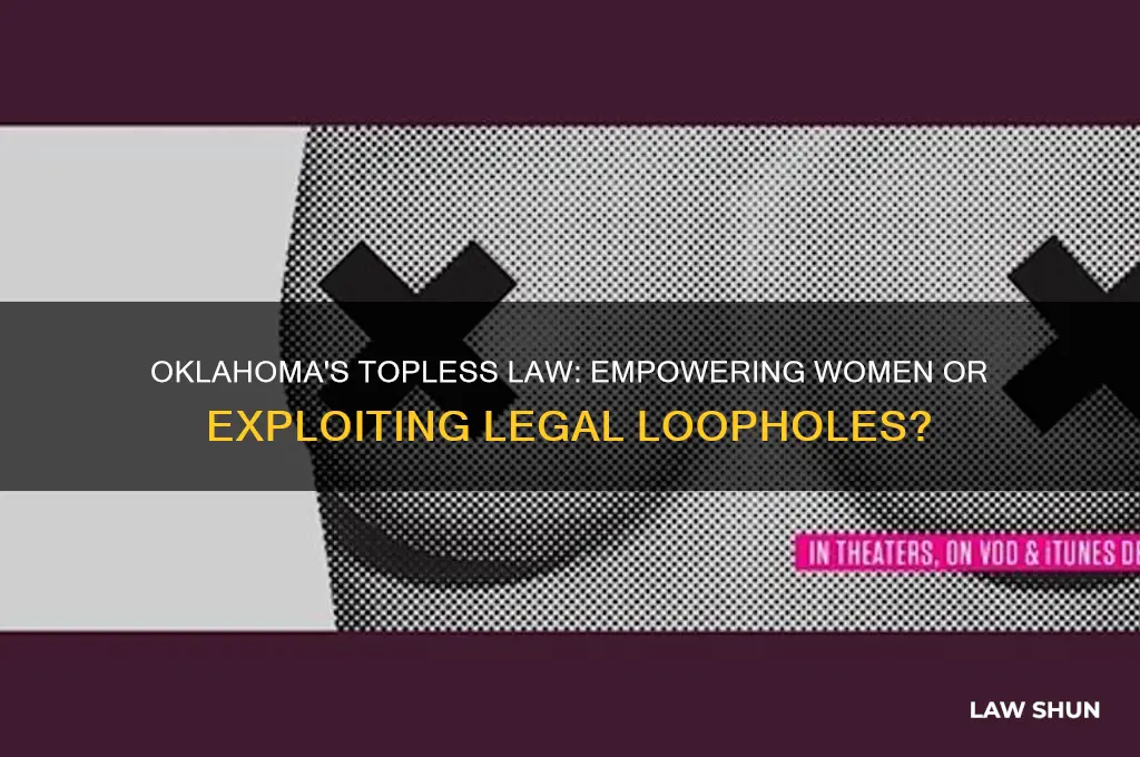 have women taken advantage of the topless law in oklahoma