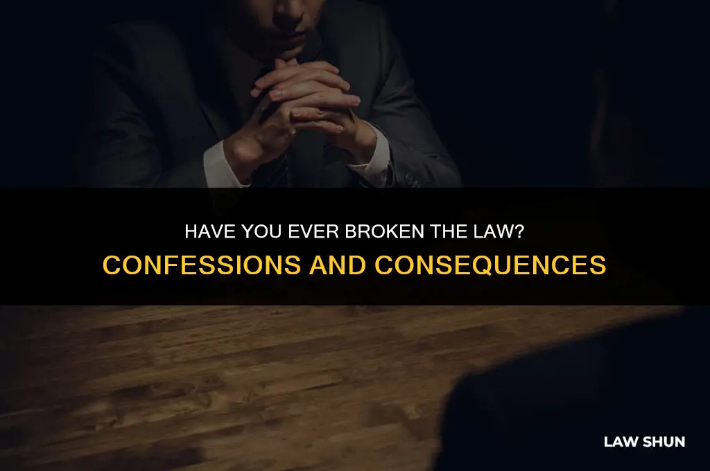 have you ever broken the law