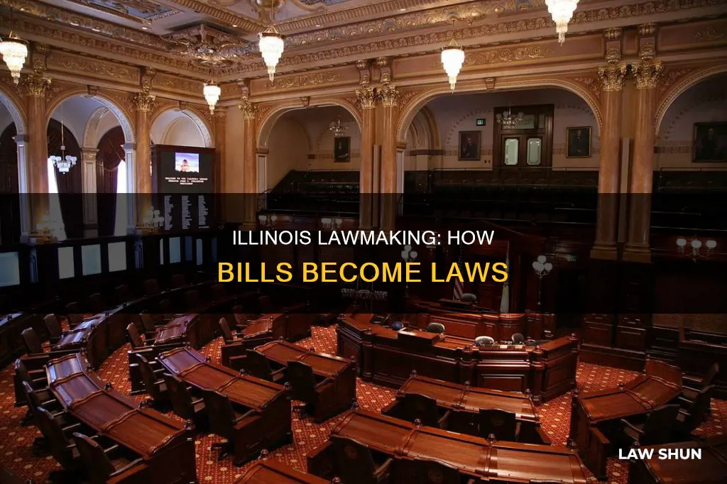 how a bill become a law in illinois