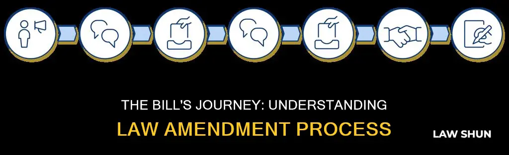 how a bill becomes a law amendment process