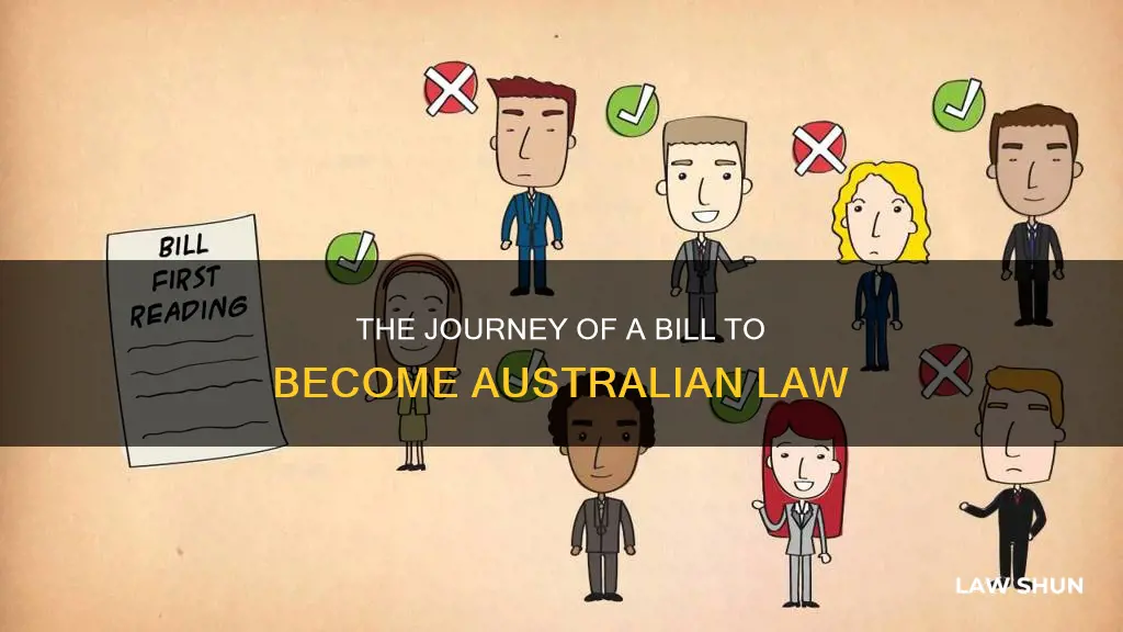 how a bill becomes a law australia