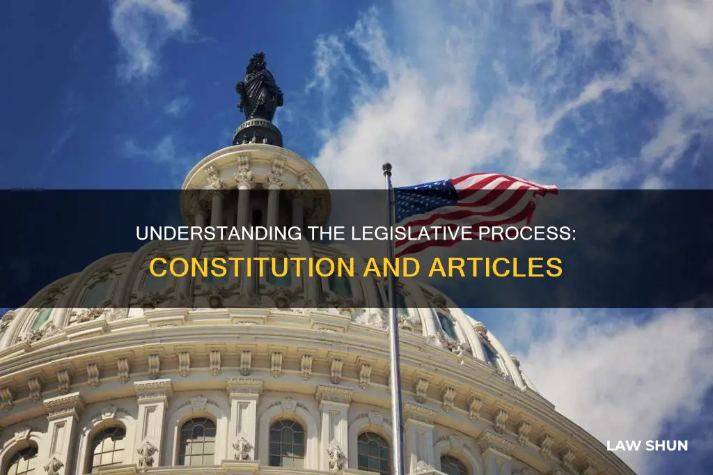 how a bill becomes a law constitution vs articles