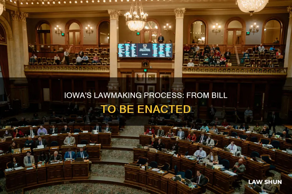 how a bill becomes a law in iowa