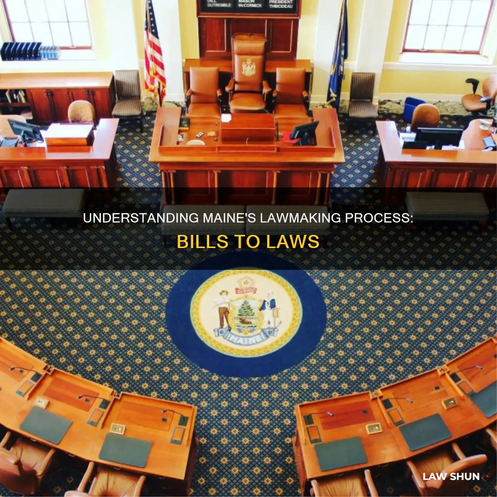 how a bill becomes a law in maine