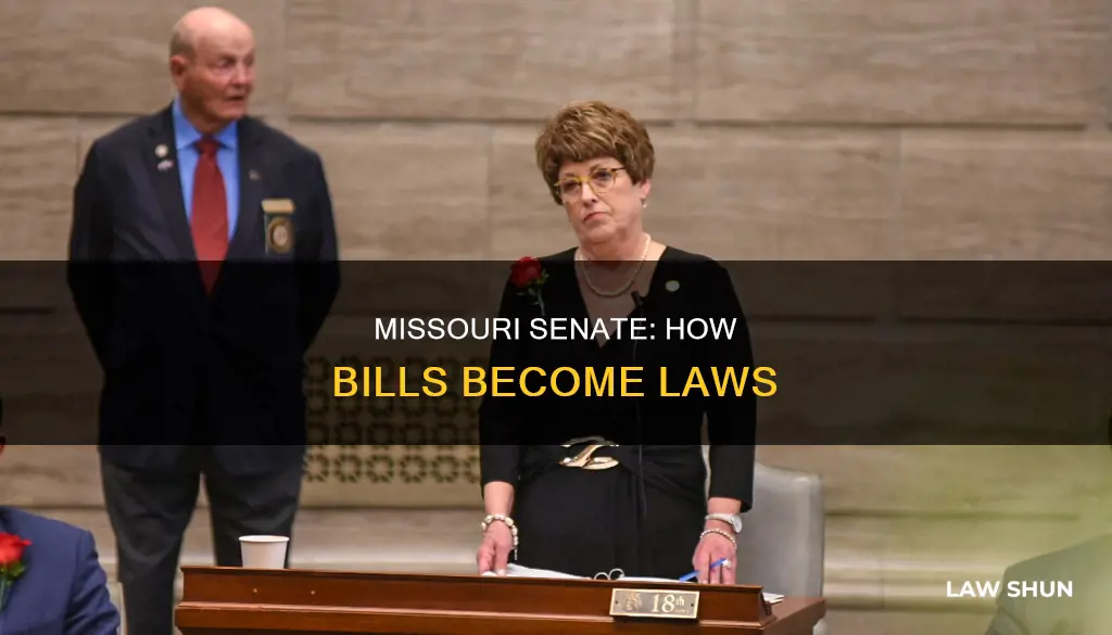 how a bill becomes a law in missouri senate