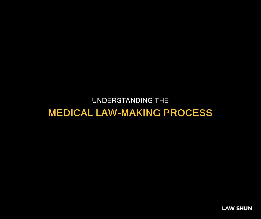 how a bill becomes a law in the medical field