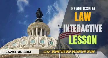 Understanding Lawmaking: Interactive Lesson on Bills Becoming Laws