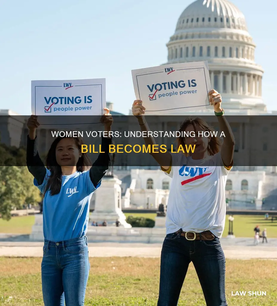 how a bill becomes a law league of women voters