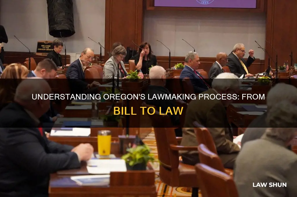 how a bill becomes a law oregon