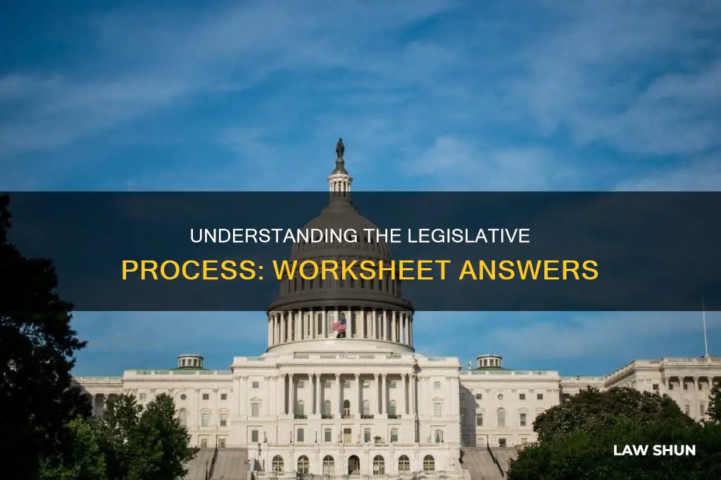 how a bill becomes a law powerpoint worksheet answers